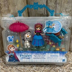 New Disney Frozen Little Kingdom Princess Summer Picnic Adventure Set Snap-Ins